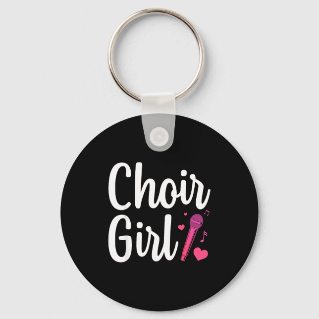 Porte-clés Choir Art For Girls Women Choir Singing Chorus Sho (Recto)