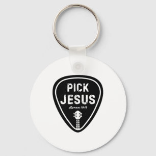Porte-clés Choisir Jésus T Chemise Romains 10_13 Guitare chré