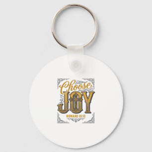 Porte-clés Choisissez Joie Romains 15_13 Christian Faith Shir