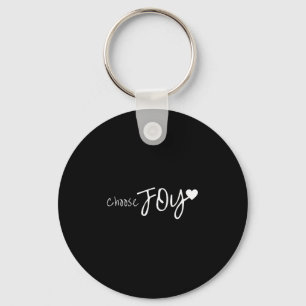 Porte-clés Choisissez Joy Heart Inspirational Motivational