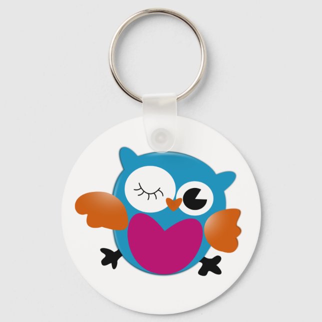 Porte-clés Chouette (Recto)
