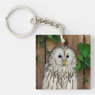 Porte-clés Chouette barrée