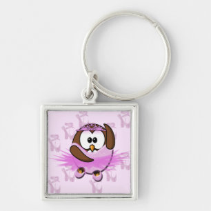 Porte-clés Chouette de Ballerina - parties scintillant