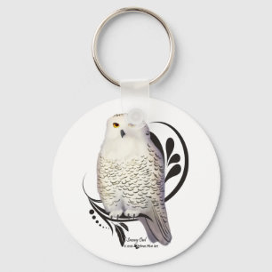 Porte-clés Chouette des neiges