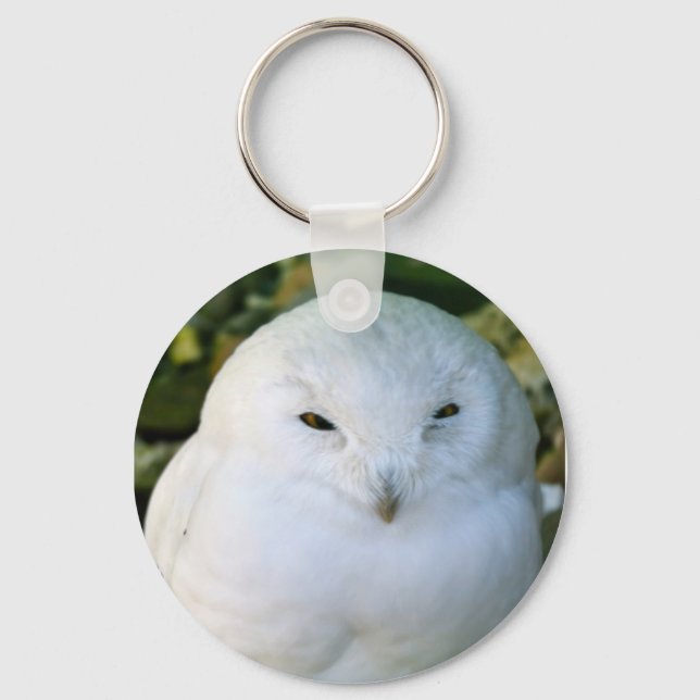 Porte-clés Chouette des neiges (Recto)