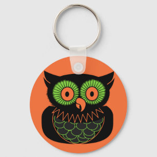 Porte-clés Chouette vintage