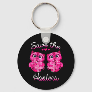 Porte-clés Chouettes Sauver Un Hooters Pink Ribbon Cancer du