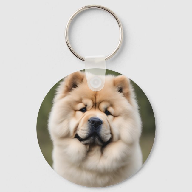 Porte-clés Chow Chow (Recto)
