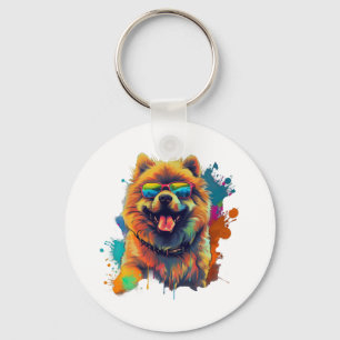Porte-clés Chow Chow Chien Chien chinois race pour un Chow Ch