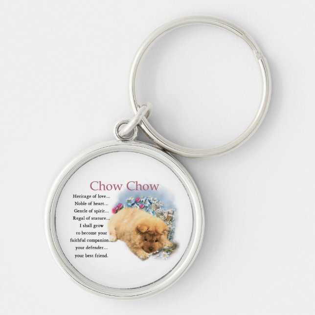 Porte-clés Chow Chow Héritage de l'amour (Devant)