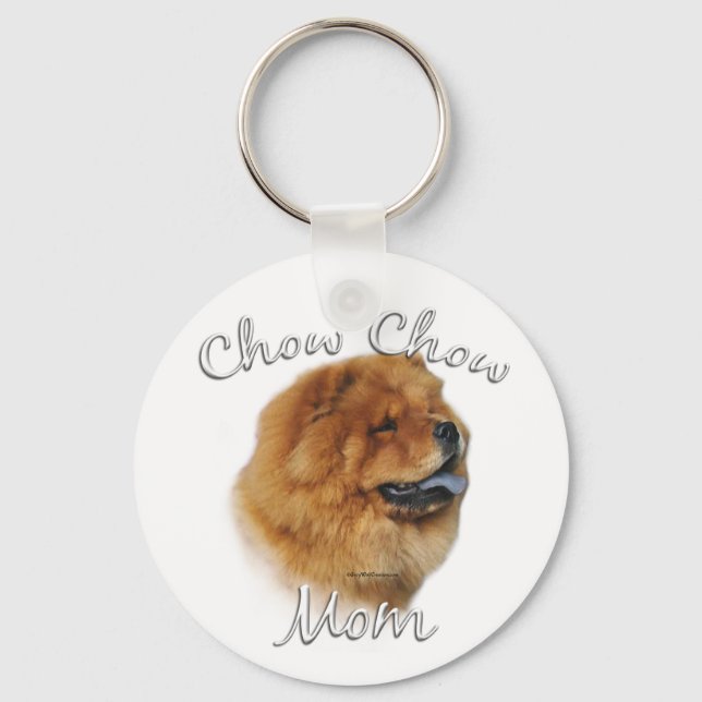 Porte-clés Chow Chow Maman (Recto)