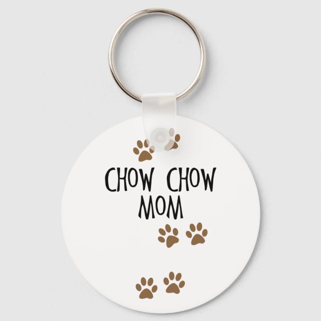 Porte-clés Chow Chow Mom (Recto)