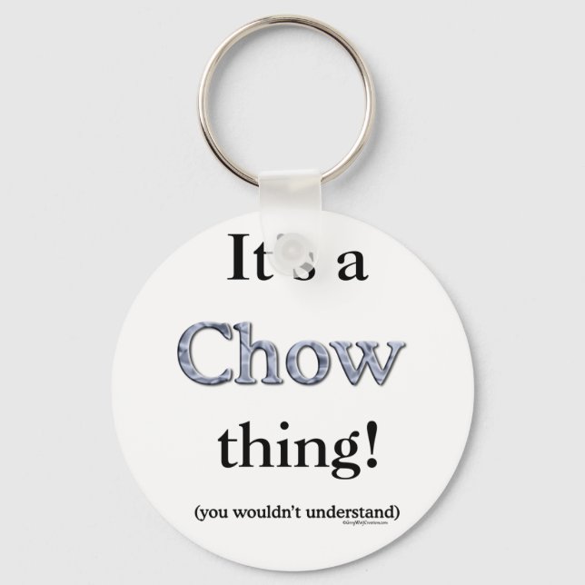 Porte-clés Chow Chow Thing (Recto)