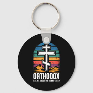 Porte-clés Chrétien orthodoxe, demandez-moi à propos du Symbo