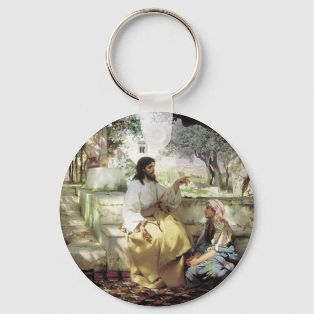 Porte-clés Christ avec Martha et Maria vers 1886 (Recto)