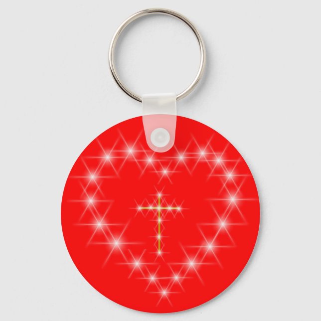 Porte-clés Christ dans votre coeur (Recto)