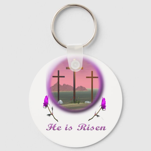 Porte-clés Christ ressuscité (Recto)
