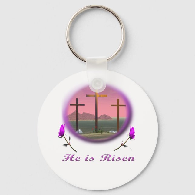 Porte-clés Christ ressuscité (Recto)