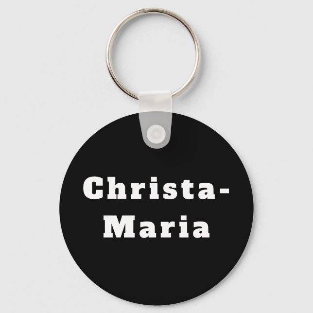 Porte-clés Christa-Maria (Recto)