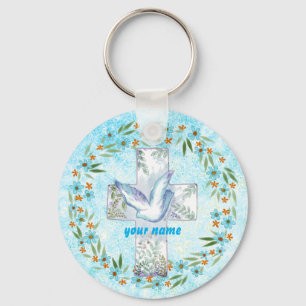 Porte-clés Christian Dove Cross porte - clé