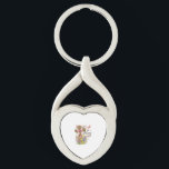 Porte-clés Christian- He is Risen Floral Cross Religious East<br><div class="desc">Christian- He is Risen Floral Cross Religious Easter T-Shirt</div>