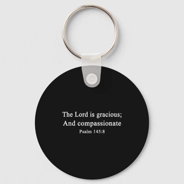 Porte-clés Christian Shirts The Lord Is Gracious Worship Fait (Recto)