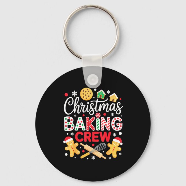 Porte-clés Christmas Baking Crew Shirt Christmas Cookie Men W (Recto)