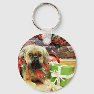 Porte-clés Christmas - Brussels Griffon - Oliver
