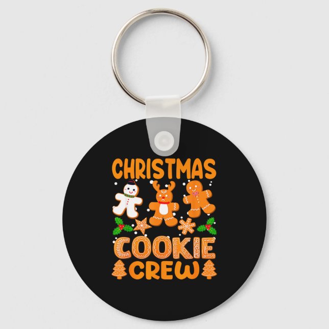 Porte-clés Christmas Cookie Crew Baking Team New Xmas Bakers  (Recto)