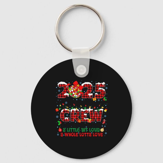 Porte-clés Christmas Crew 2025 Family Christmas Matching Xmas (Recto)