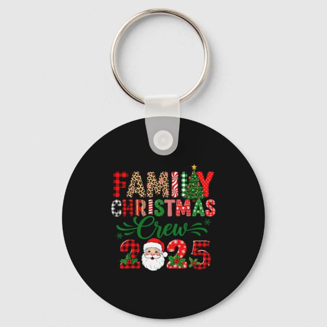 Porte-clés Christmas Crew 2025 Family Matching Outfit Xmas Pa (Recto)