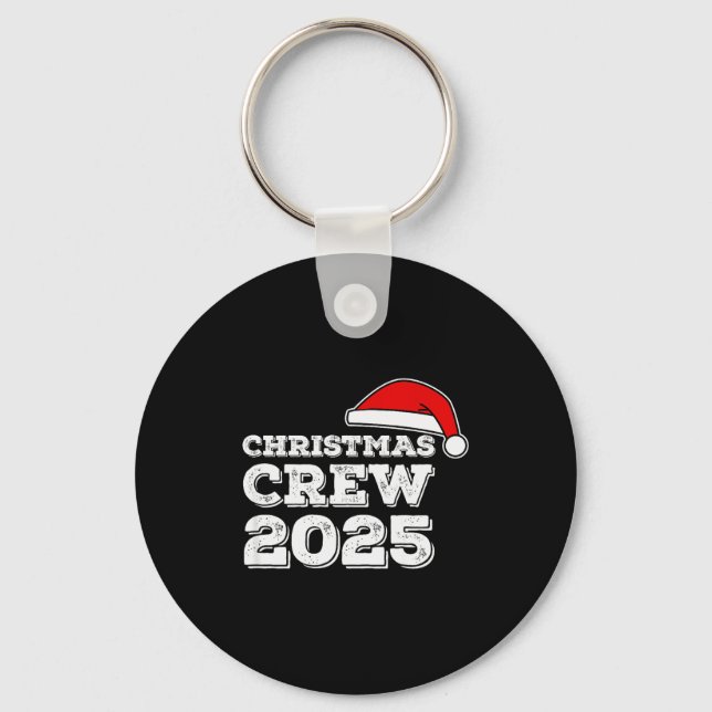 Porte-clés Christmas Crew 2025 Shirt Matching Family Christma (Recto)