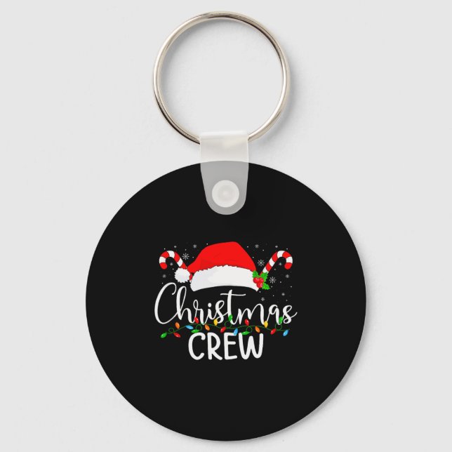 Porte-clés Christmas Crew Matching Family Group Holiday Xmas  (Recto)