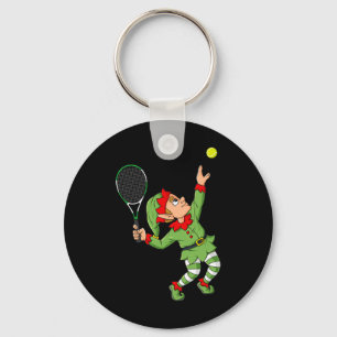Porte-clés Christmas Elf Tennis Fun Boys Girls Enfants Ados X