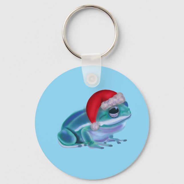 Porte-clés Christmas frog (Recto)