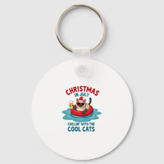 Porte-clés Christmas In July Daddy Mommy Chillin With The Sia