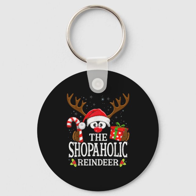 Porte-clés Christmas Matching The Shopaholic Reindeer Family  (Recto)