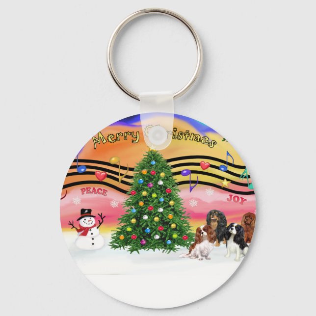 Porte-clés Christmas Music 2 - Cavaliers (quatre) (Recto)