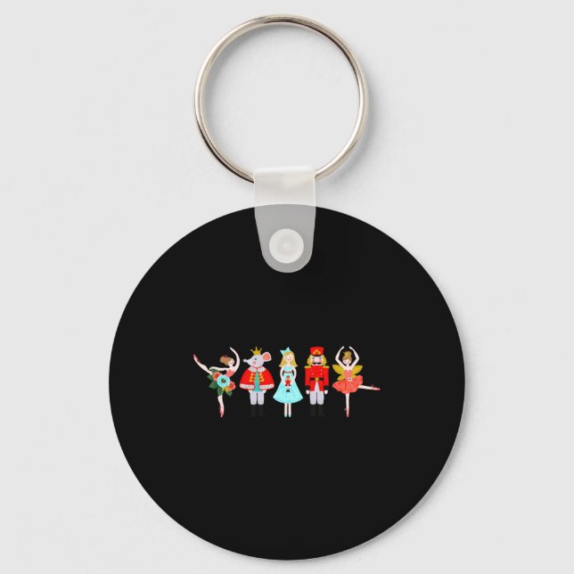 Porte-clés Christmas Nutcracker Character Illustrations  (Recto)