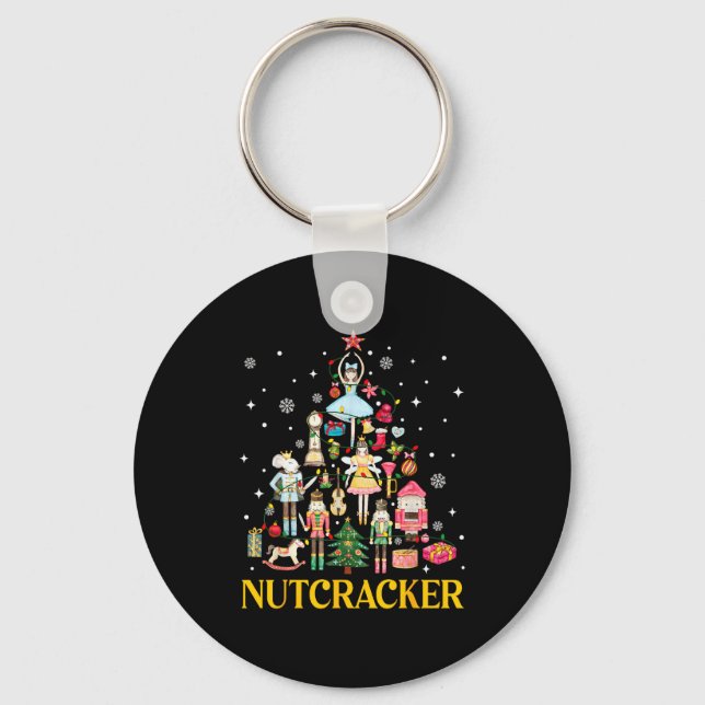 Porte-clés Christmas Nutcracker Squad Ballet Dance Women Kid  (Recto)