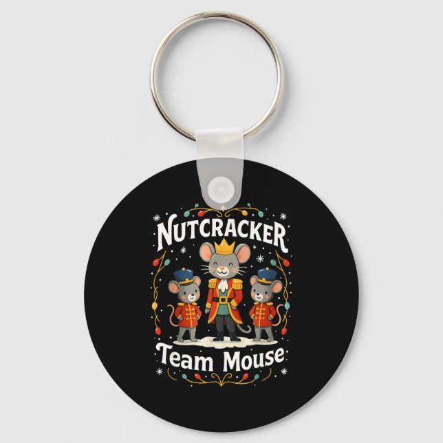 Porte-clés Christmas Nutcracker Team Mouse Funny Soldier Xmas (Recto)