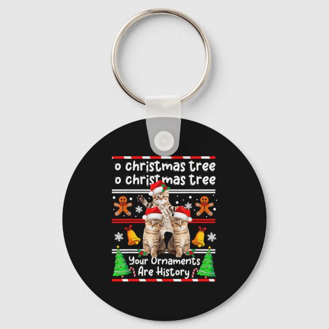 Porte-clés Christmas Oh Christmas Tree Your Ornaments Are His (Recto)