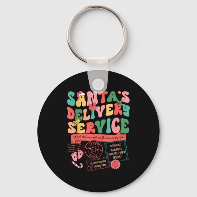 Porte-clés Christmas Santa's Delivery Service L&amp;d Labor D (Recto)