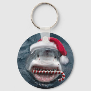 Porte-clés Christmas Shark