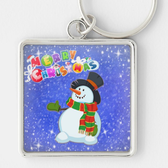 Porte-clés Christmas Snowman (Devant)