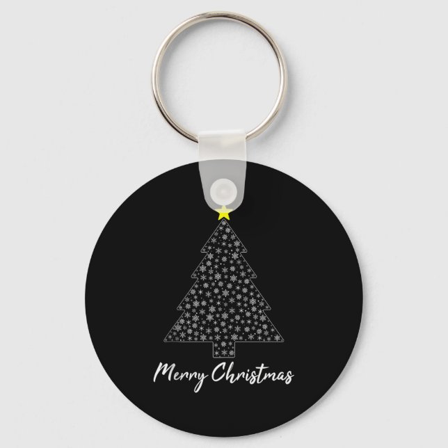Porte-clés Christmas Tree Matching Family Santa Claus Holiday (Recto)