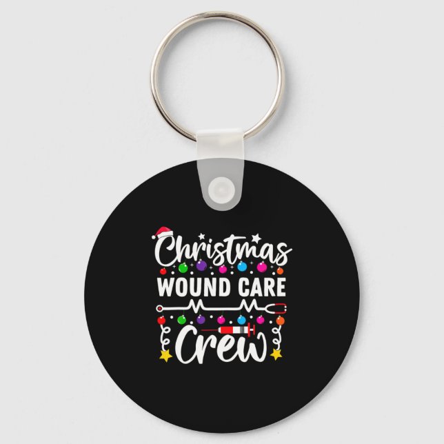 Porte-clés Christmas Wound Care Crew Nurse Xmas Nursing Rn Lp (Recto)