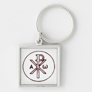 Porte-clés Christogramme sacré Chi-Rho Beaux-Arts