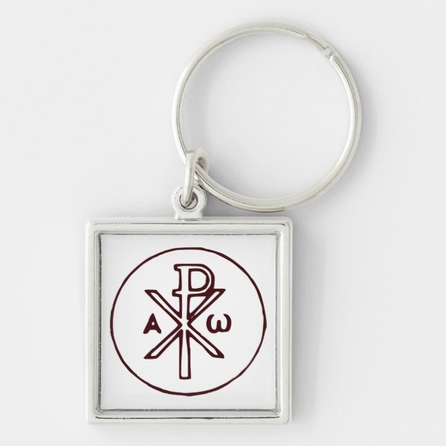 Porte-clés Christogramme sacré Chi-Rho Beaux-Arts (Devant)