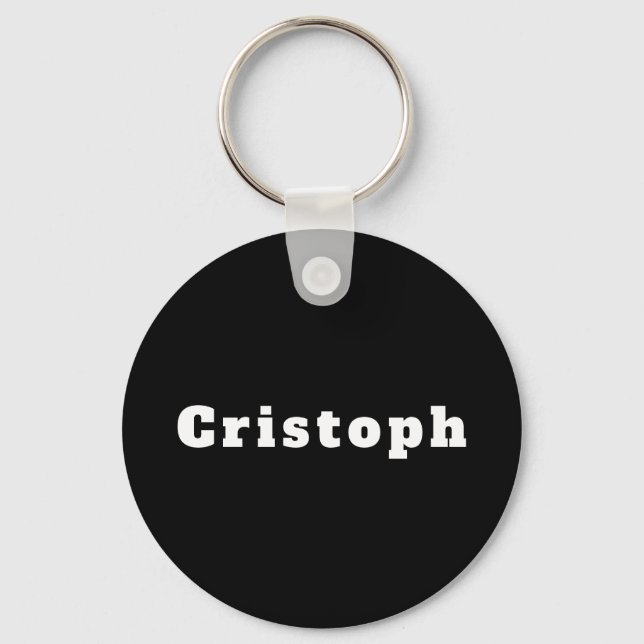 Porte-clés Christophe (Recto)
